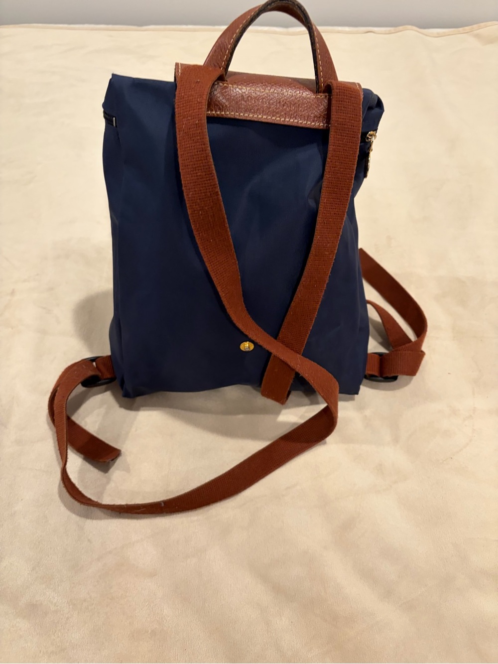 Longchamp Mini Navy Backpack - Picture 5 of 6